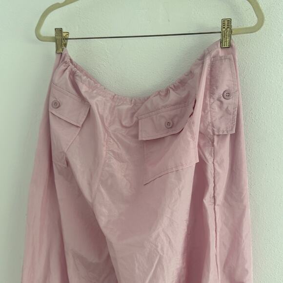 Light pink pants windbreakers Sz Small light weight joggers track pants - Picture 6 of 8